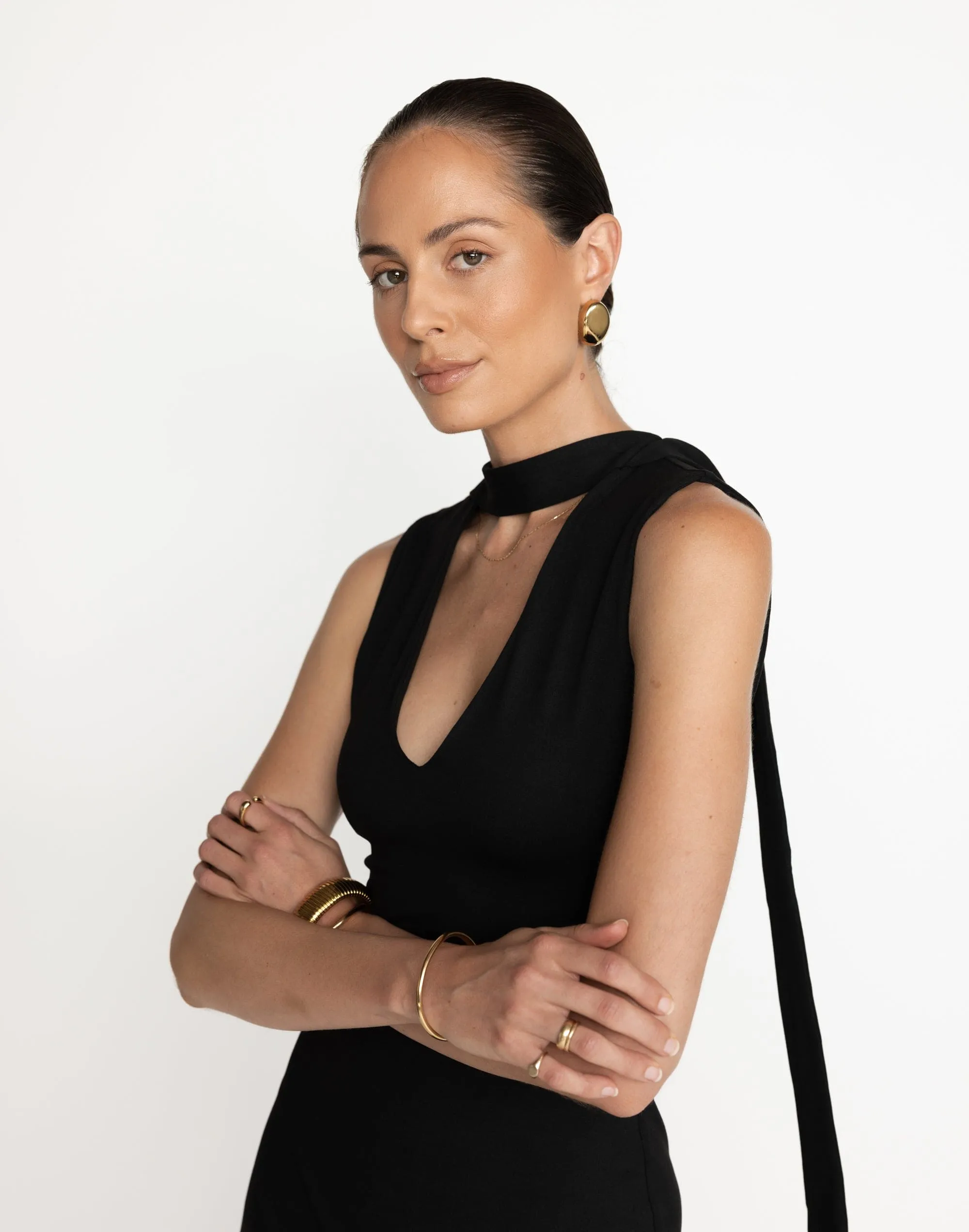 Agatha Mini Dress (Black)