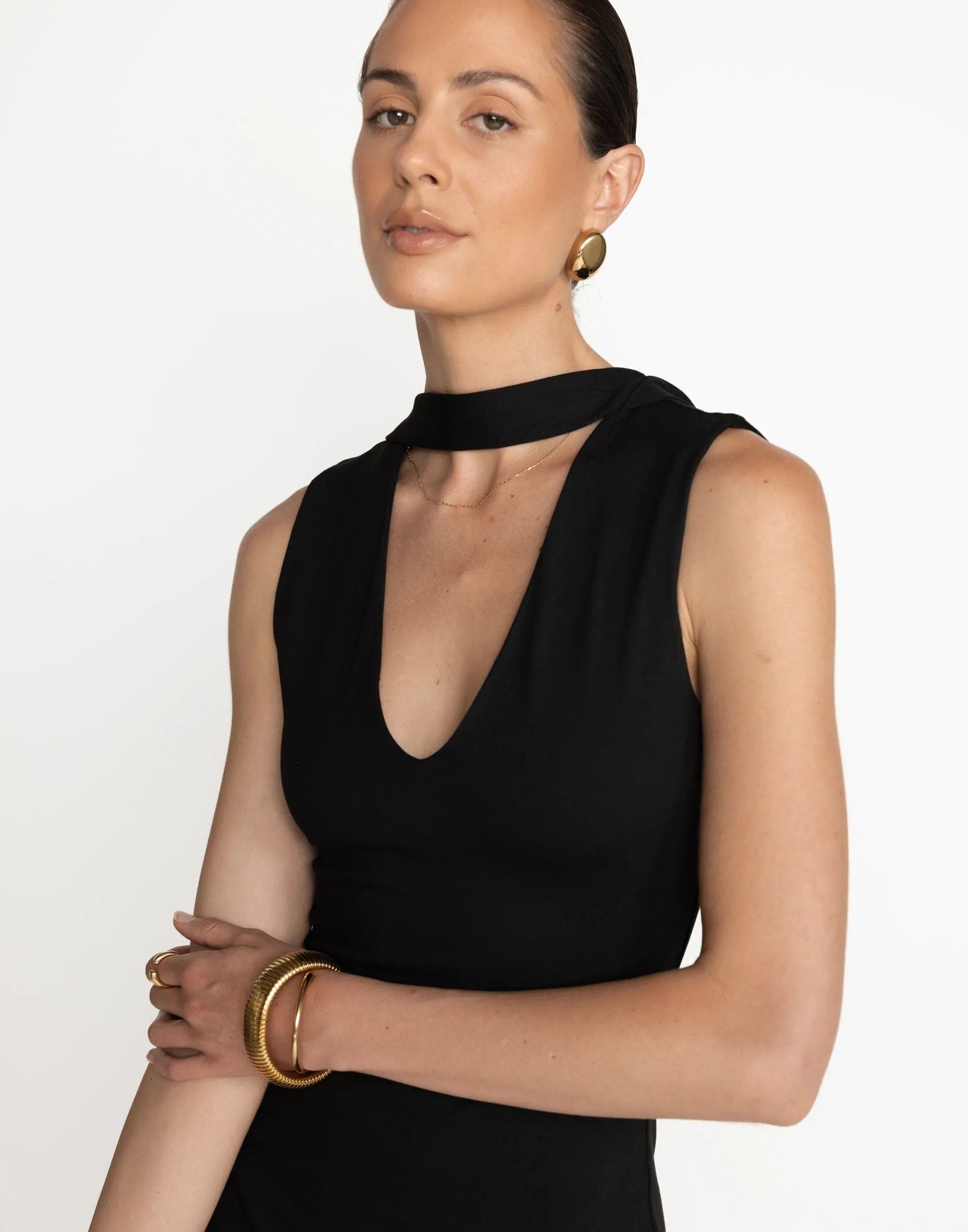 Agatha Mini Dress (Black)