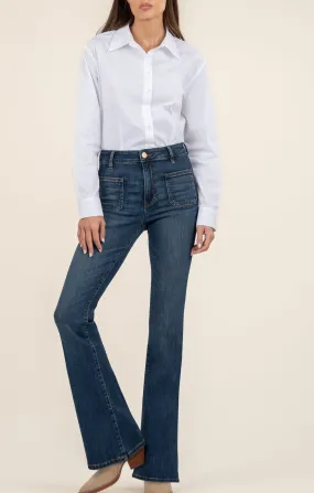 Ana Flare with Patch Pockets