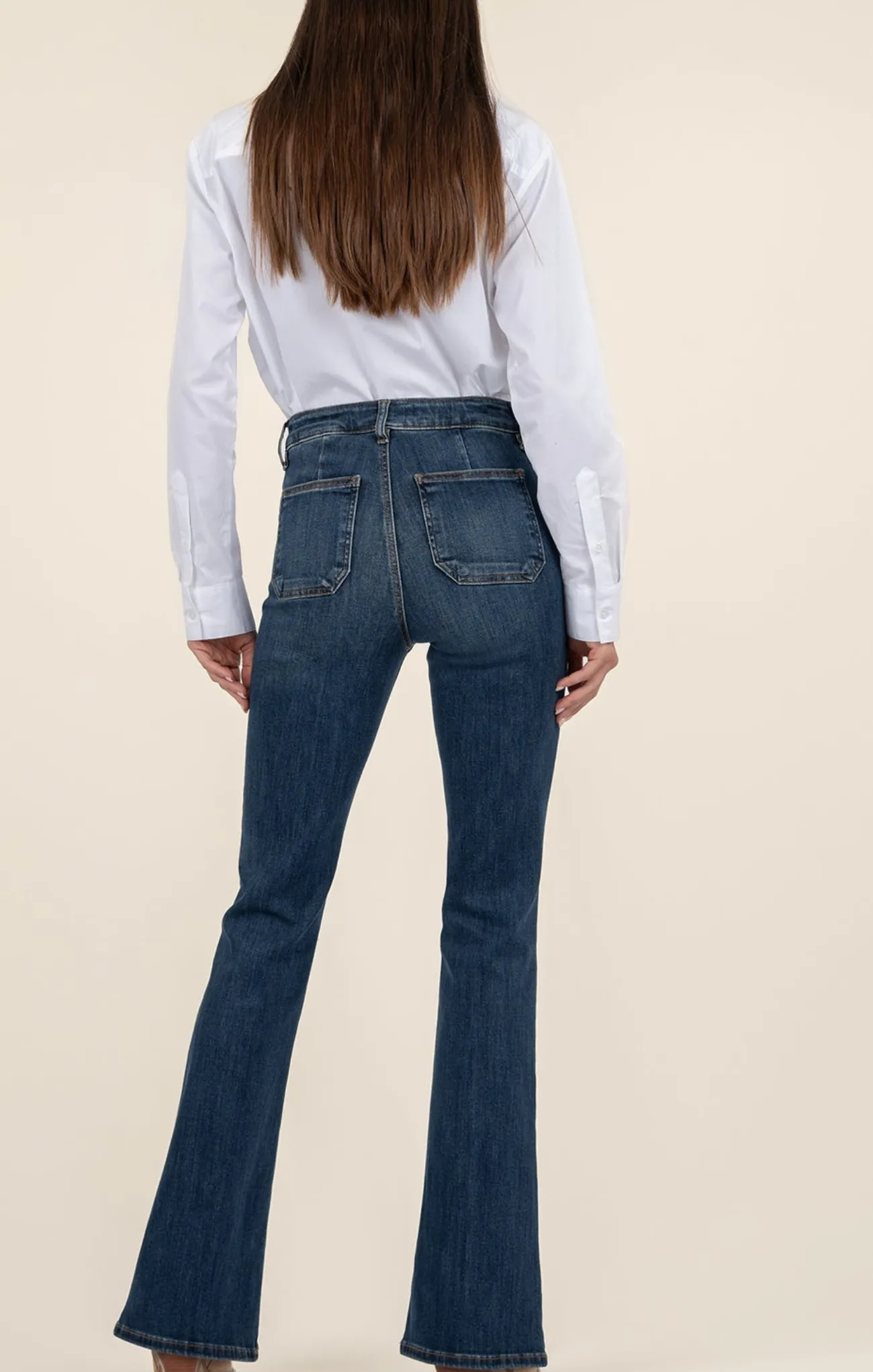 Ana Flare with Patch Pockets