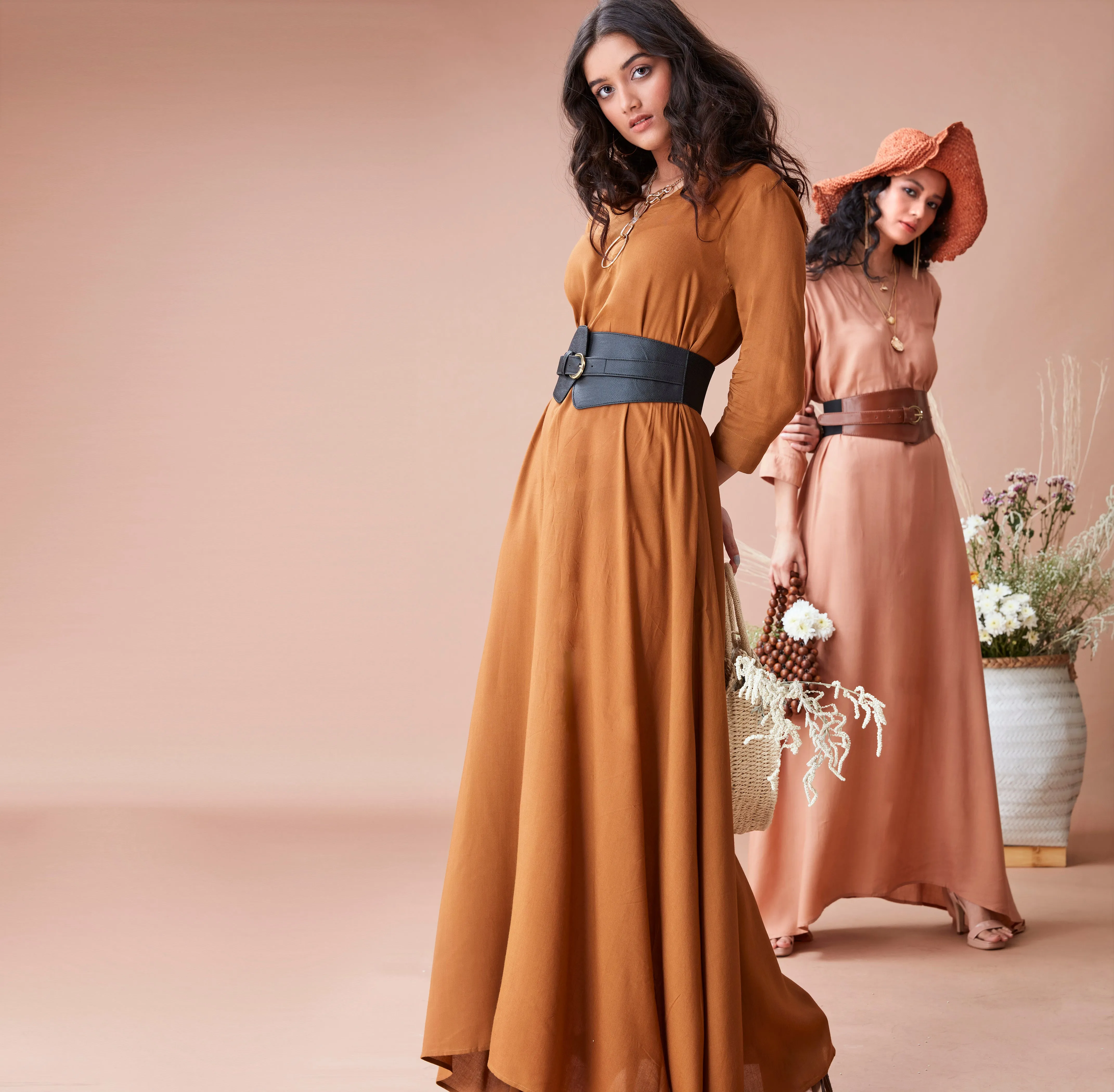 Beige Maxi Dress