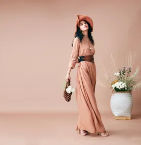 Beige Maxi Dress