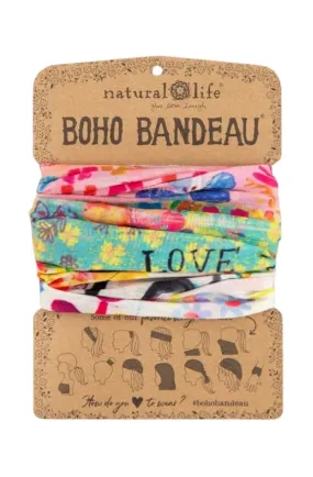 Boho Bandeau Rainbow Love
