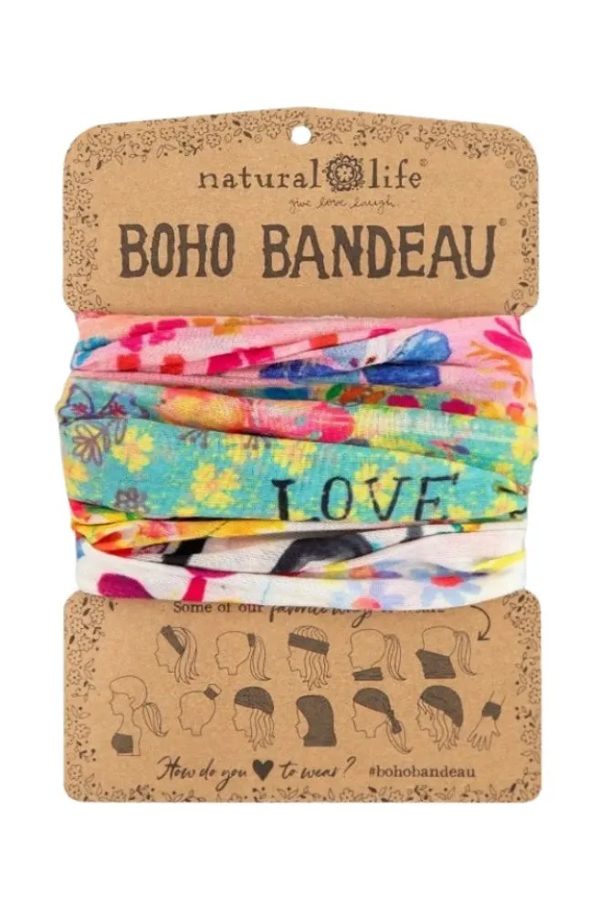 Boho Bandeau Rainbow Love