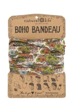 Boho Bandeau Retro Daisies Cream