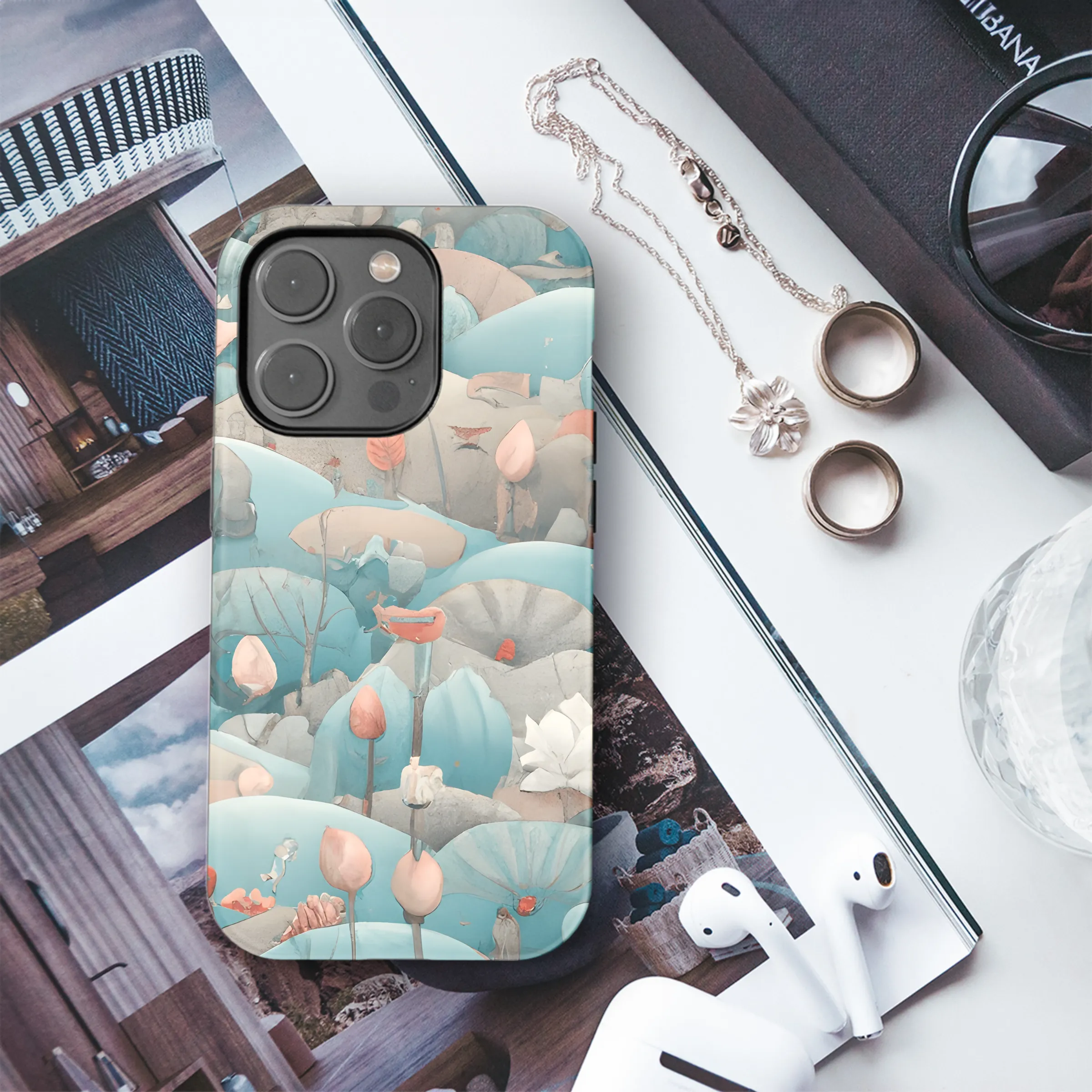 Boho Zen Flower Phone Case iPhone Samsung Cover Pixel 3519
