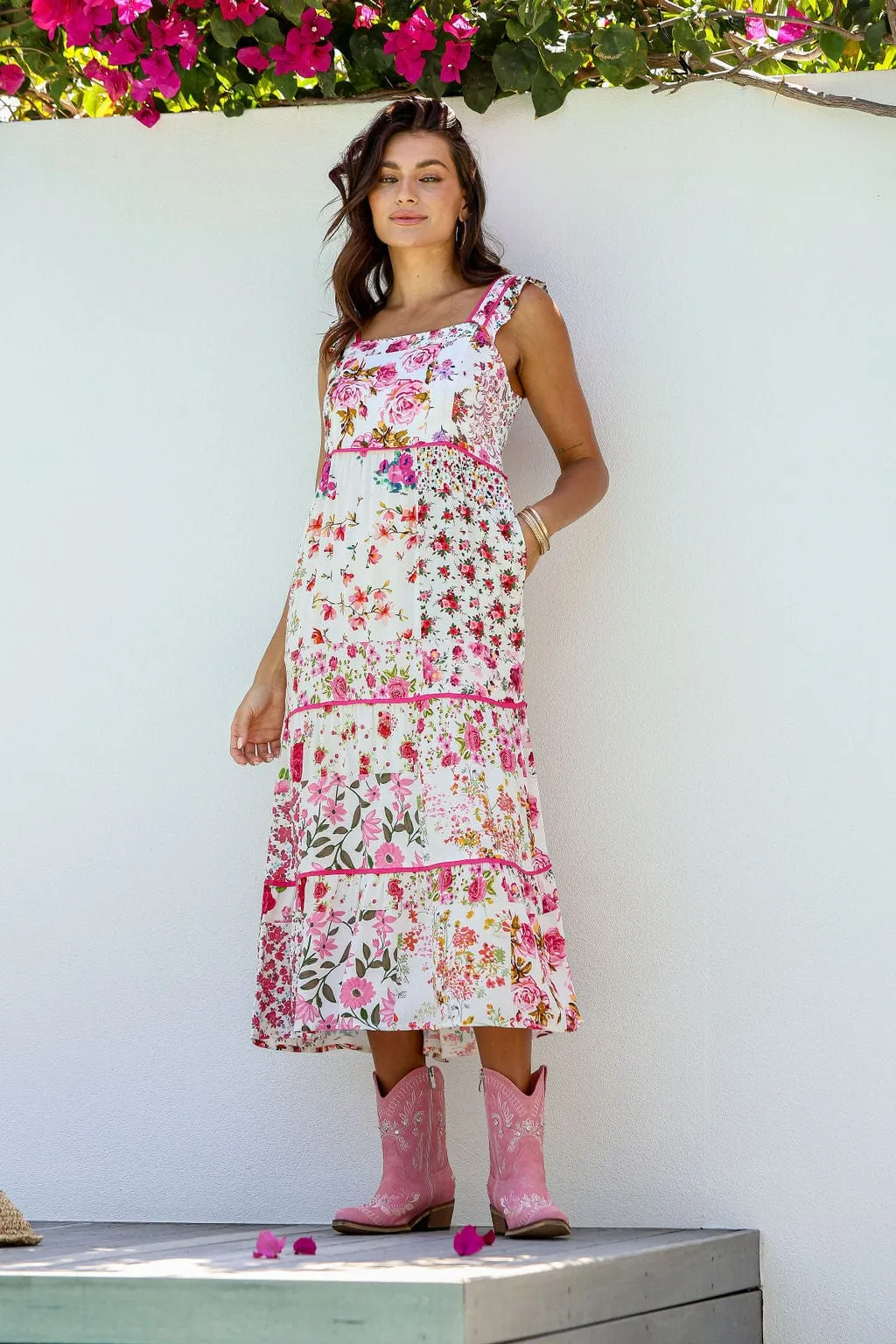 Botanical Maxi Dress - Kensington Gardens