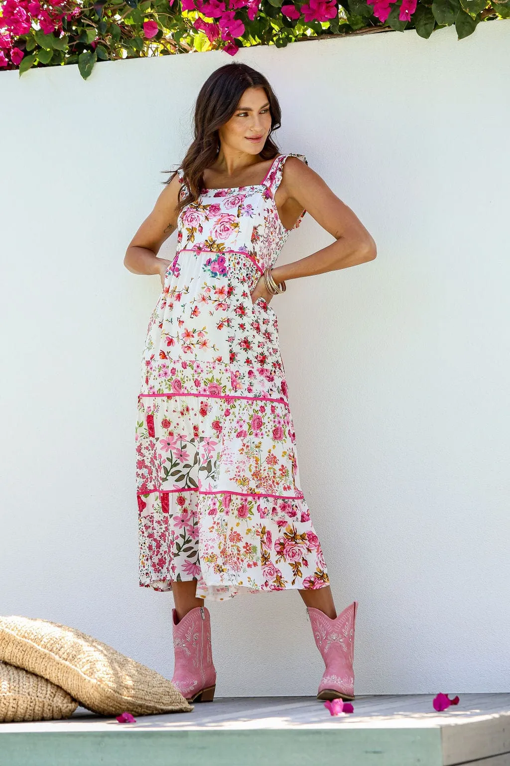 Botanical Maxi Dress - Kensington Gardens