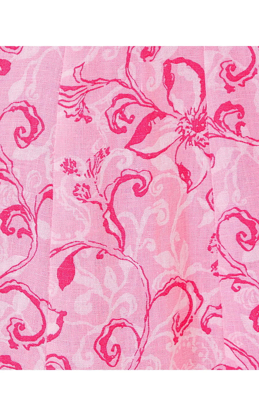 CALINA LINEN MIDI DRESS - CONCH SHELL PINK - FLAMINGLE GARDEN