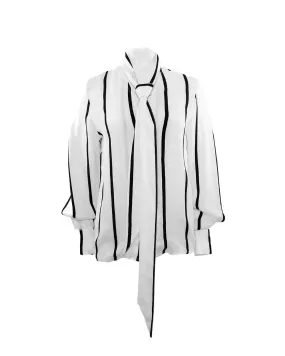Delia Tie-Front Blouse
