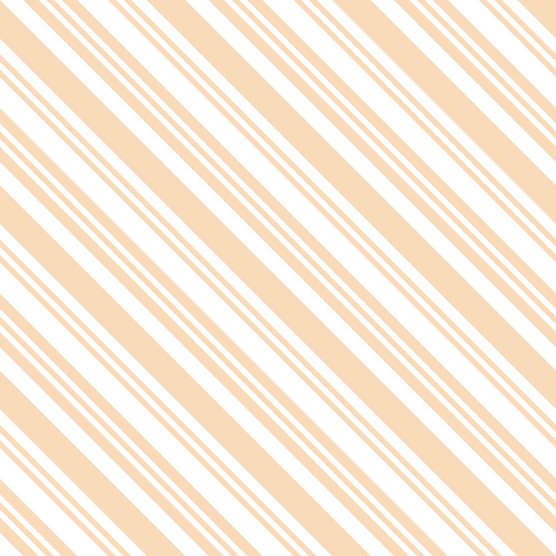 Diagonal Multi Stripe Fabric - Pizazz Peach