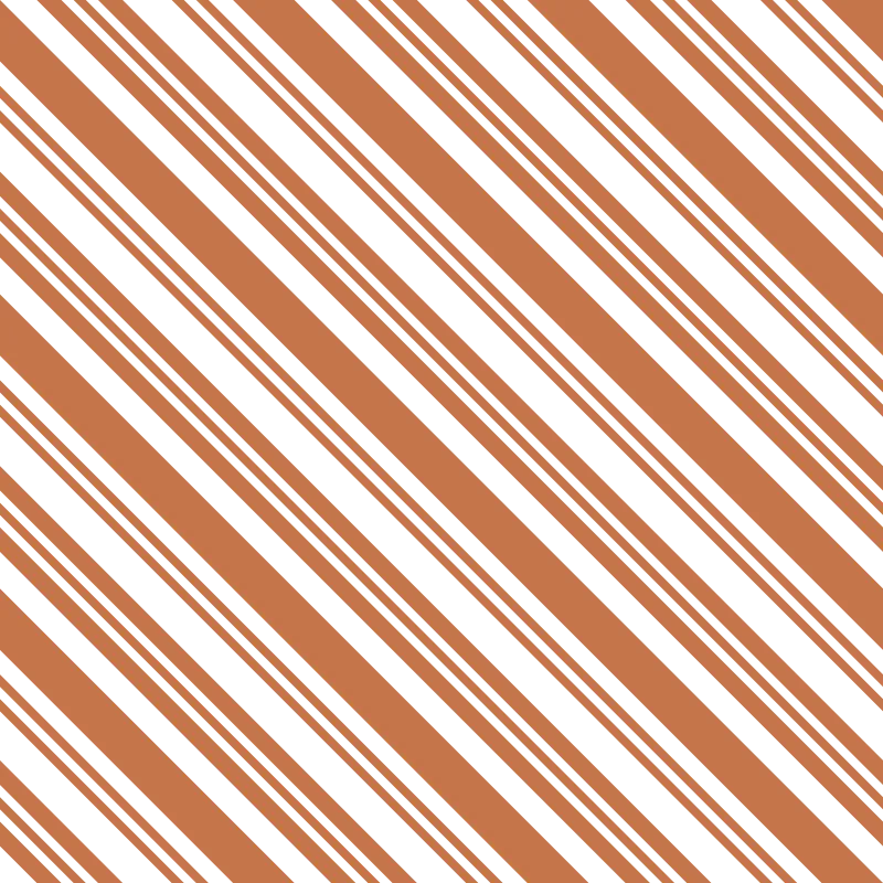 Diagonal Multi Stripe Fabric - Sienna