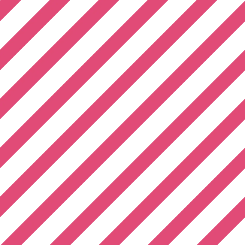 Diagonal Stripe Fabric - Pink Carmine