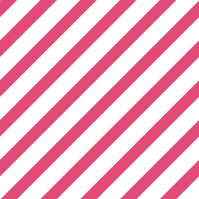 Diagonal Stripe Fabric - Pink Carmine