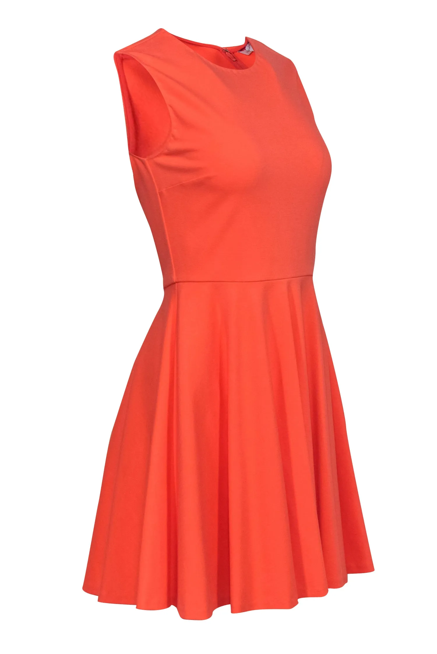 Diane von Fustenberg - Coral Fit & Flare Sleeveless Dress Sz 4