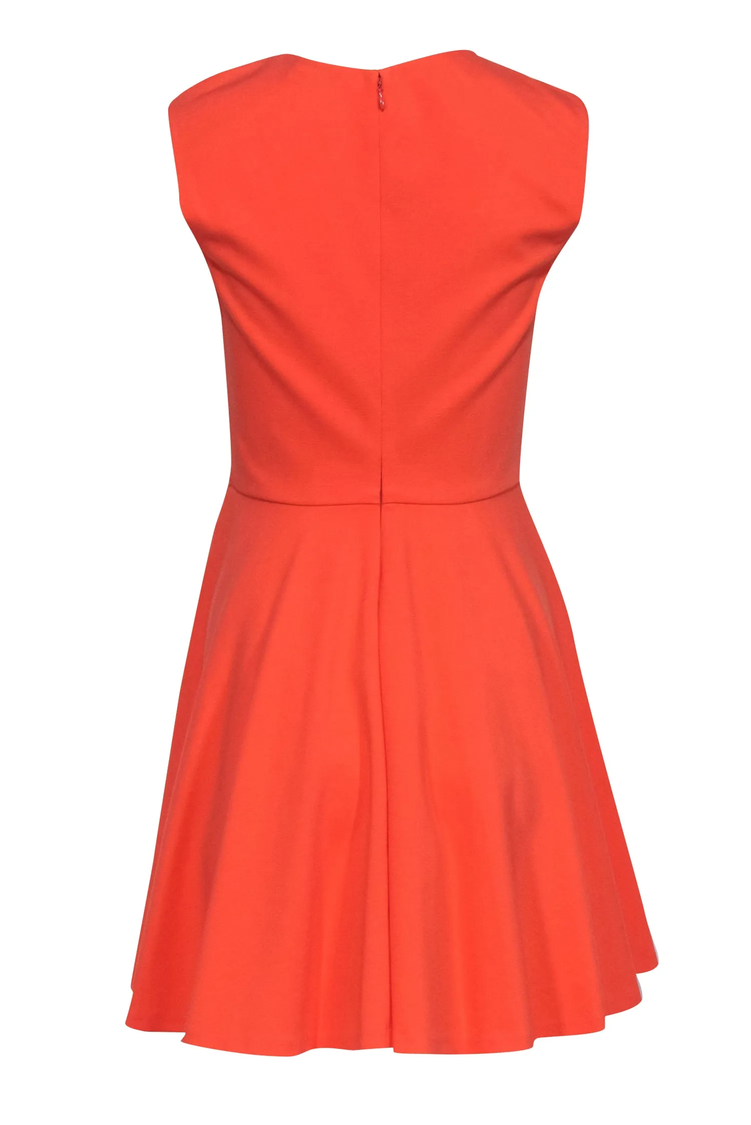Diane von Fustenberg - Coral Fit & Flare Sleeveless Dress Sz 4
