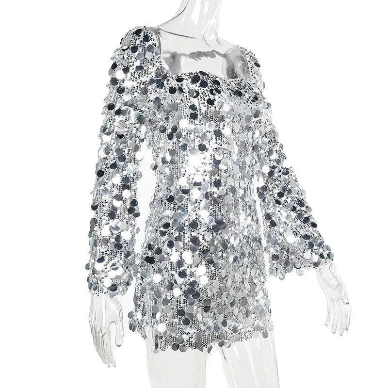 Elena Sequins Mini Dress