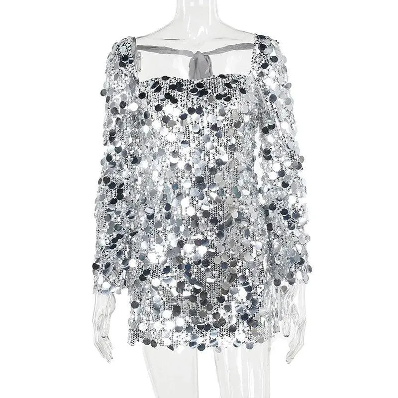 Elena Sequins Mini Dress