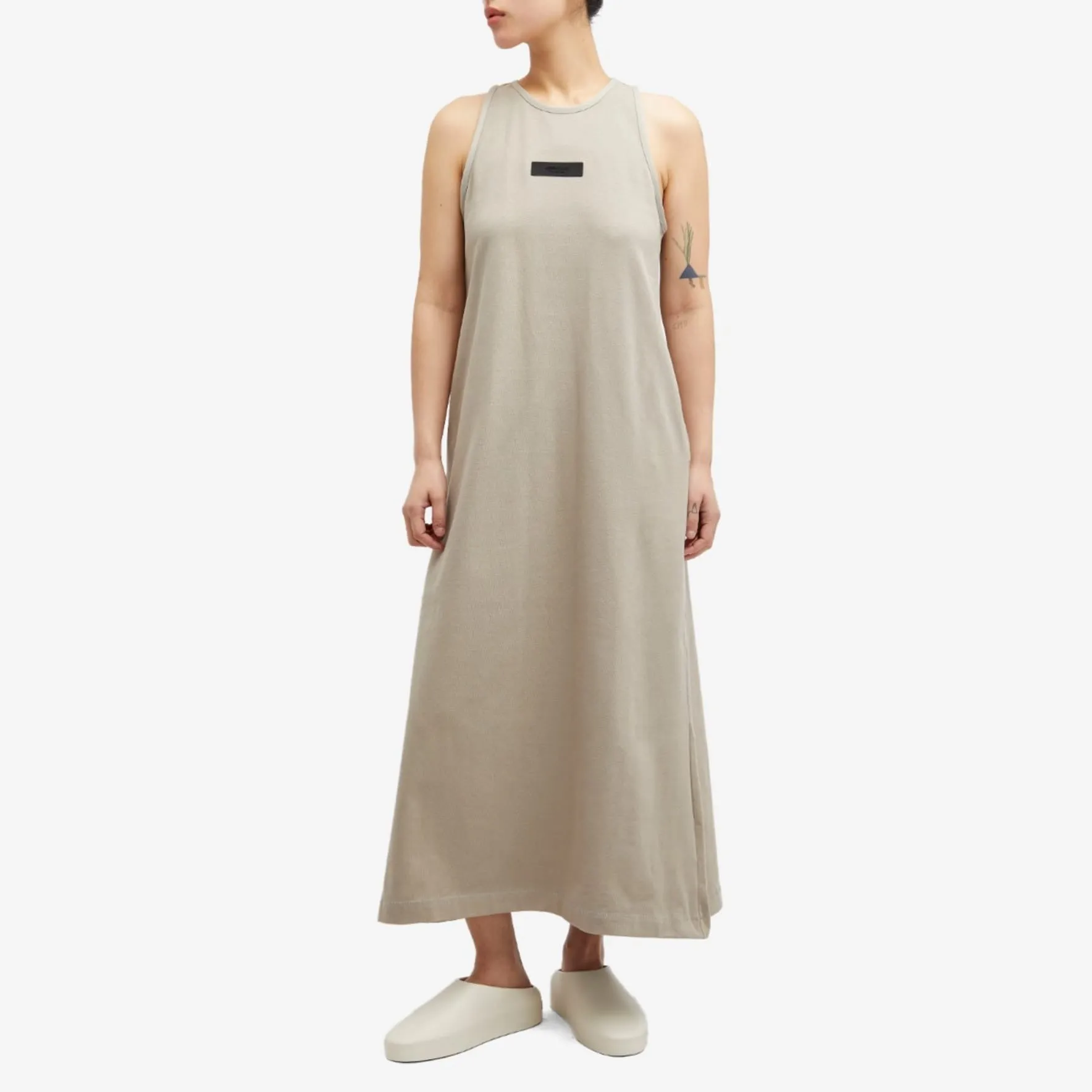 Fear Of God Essentials Tanktop Dress, grey-beige