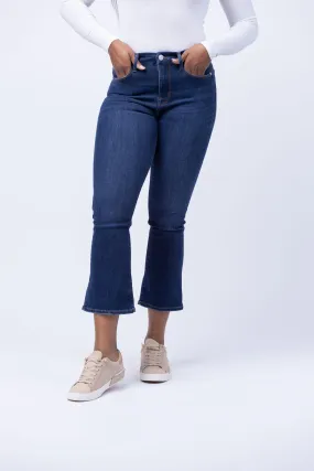 Frame Le Crop Mini Boot in Majesty