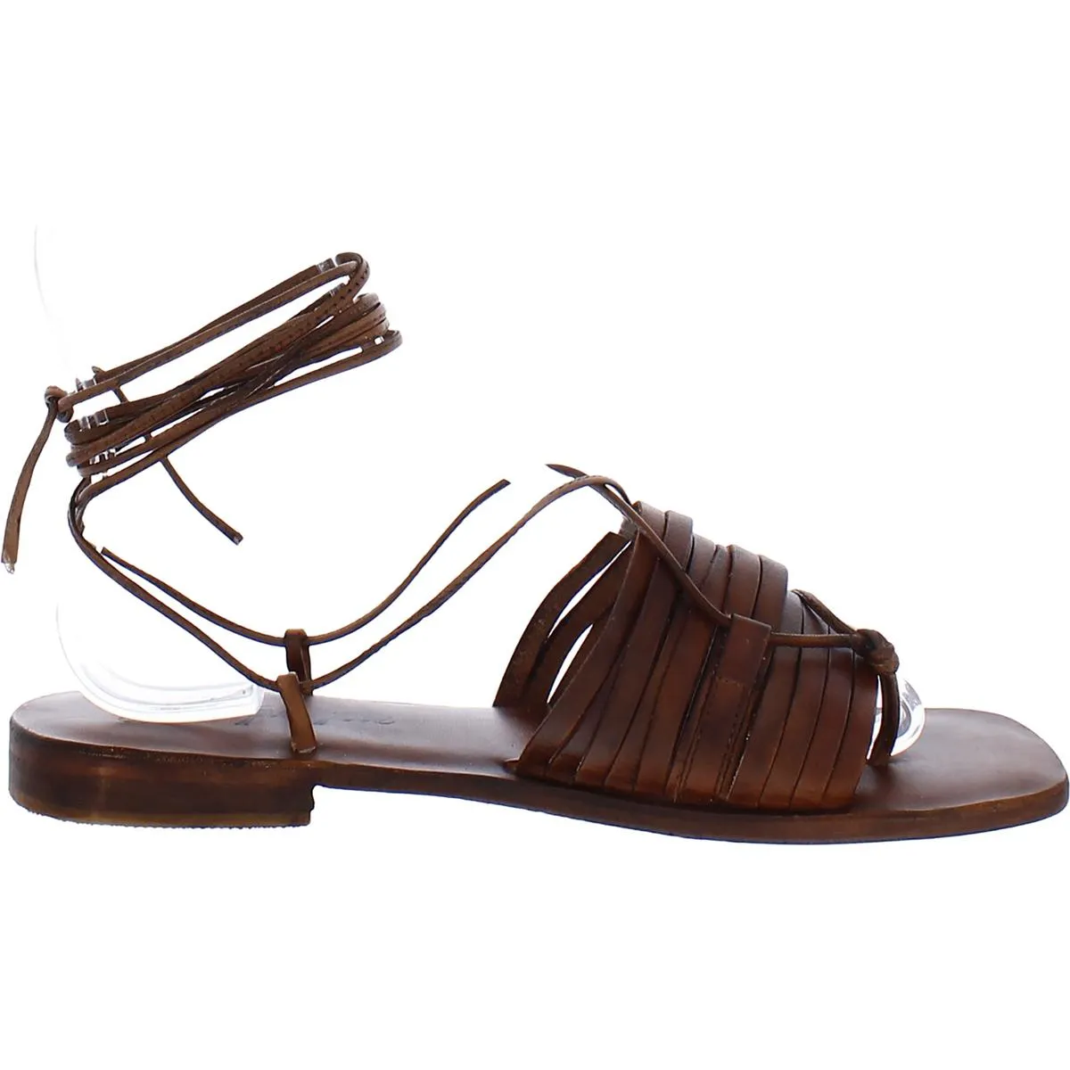 Free People Womens Cami Leather Strappy Huarache Sandals