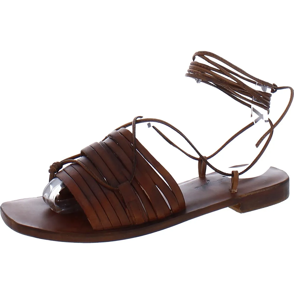 Free People Womens Cami Leather Strappy Huarache Sandals