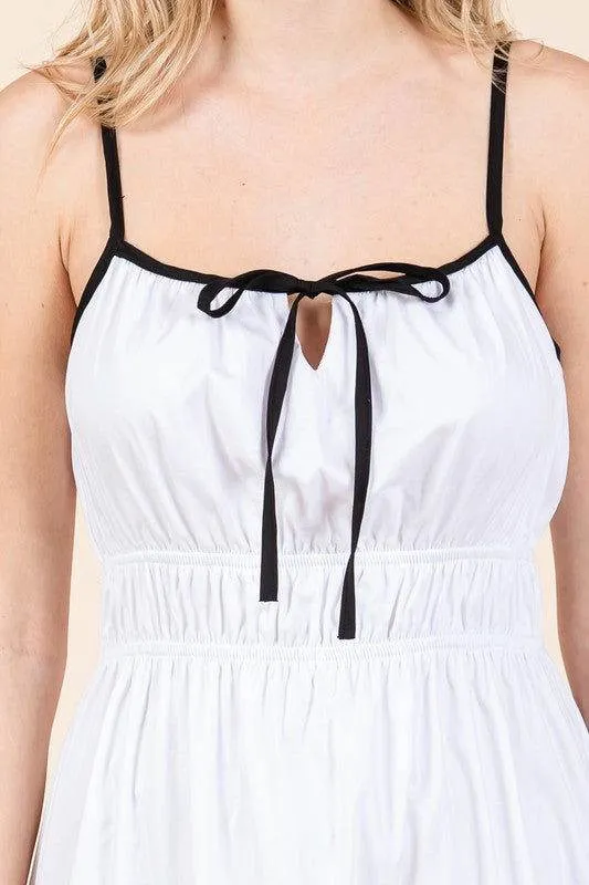Geegee Piping Detailed Midi Sundress