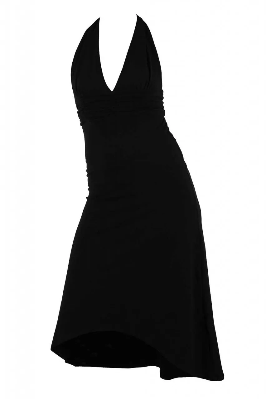 Halter Cotton Stretch Jana Dress