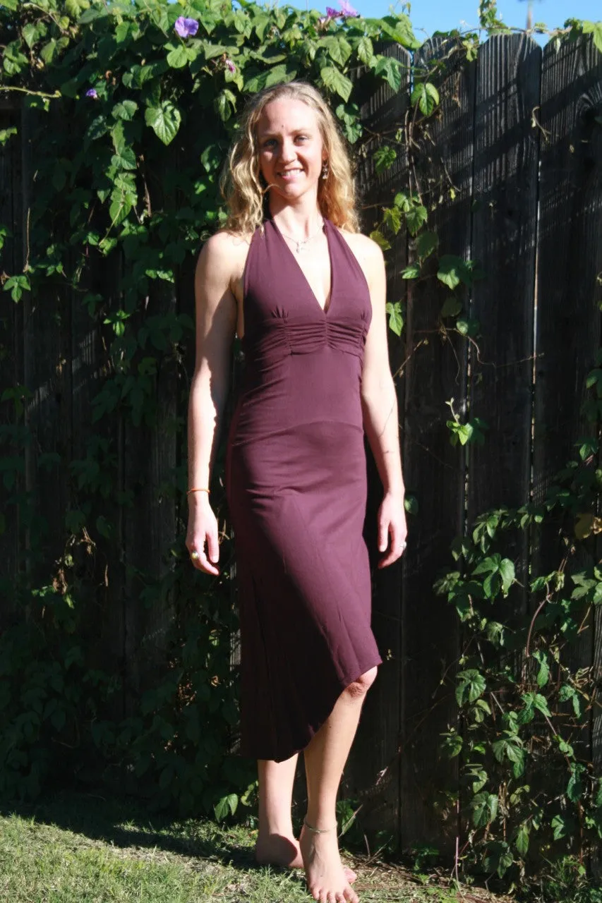 Halter Cotton Stretch Jana Dress