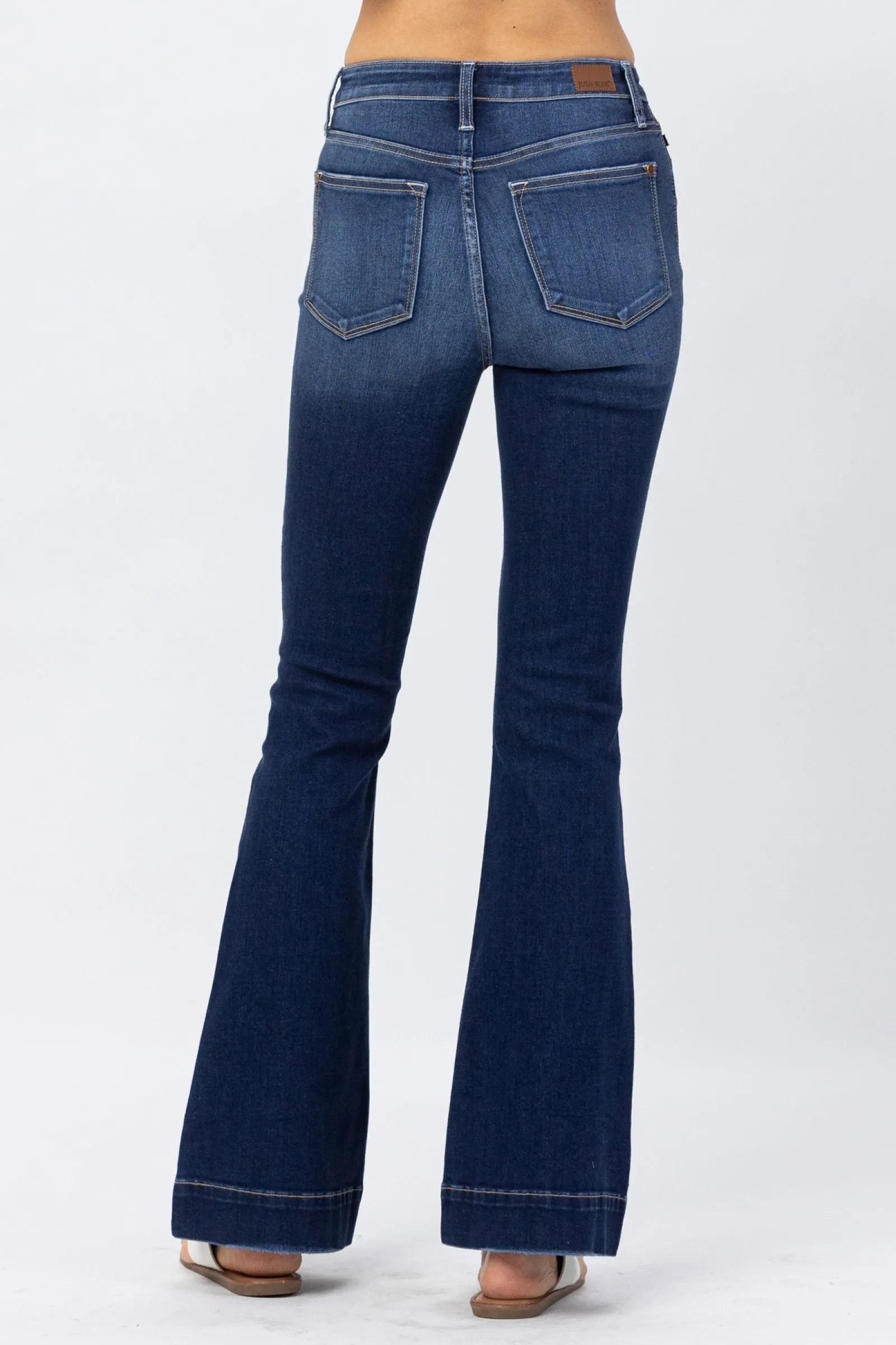 Judy Blue Morgan Trouser Flares (Dark Wash)