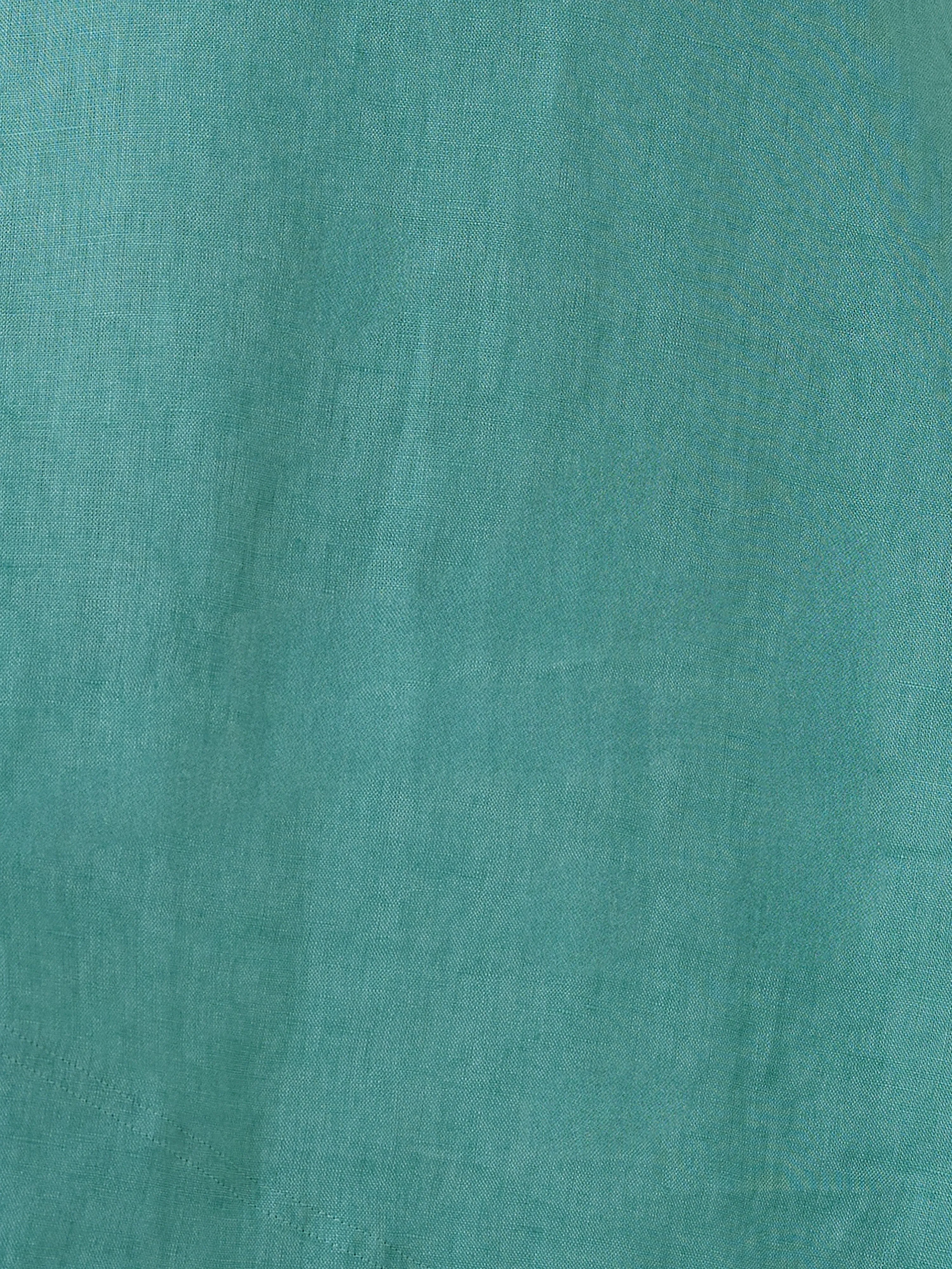 Linen Relaxed Top | Blue