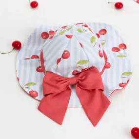 Meia Pata Girls Bow Cherries Sun Hat