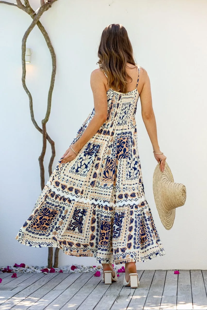 Phoenix & Palm Shoe String Maxi Dress