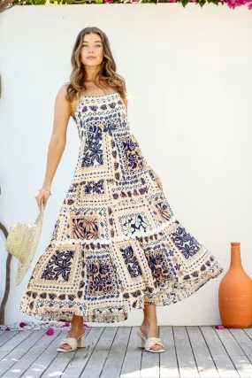 Phoenix & Palm Shoe String Maxi Dress