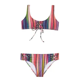 PilyQ Lace Up Bikini