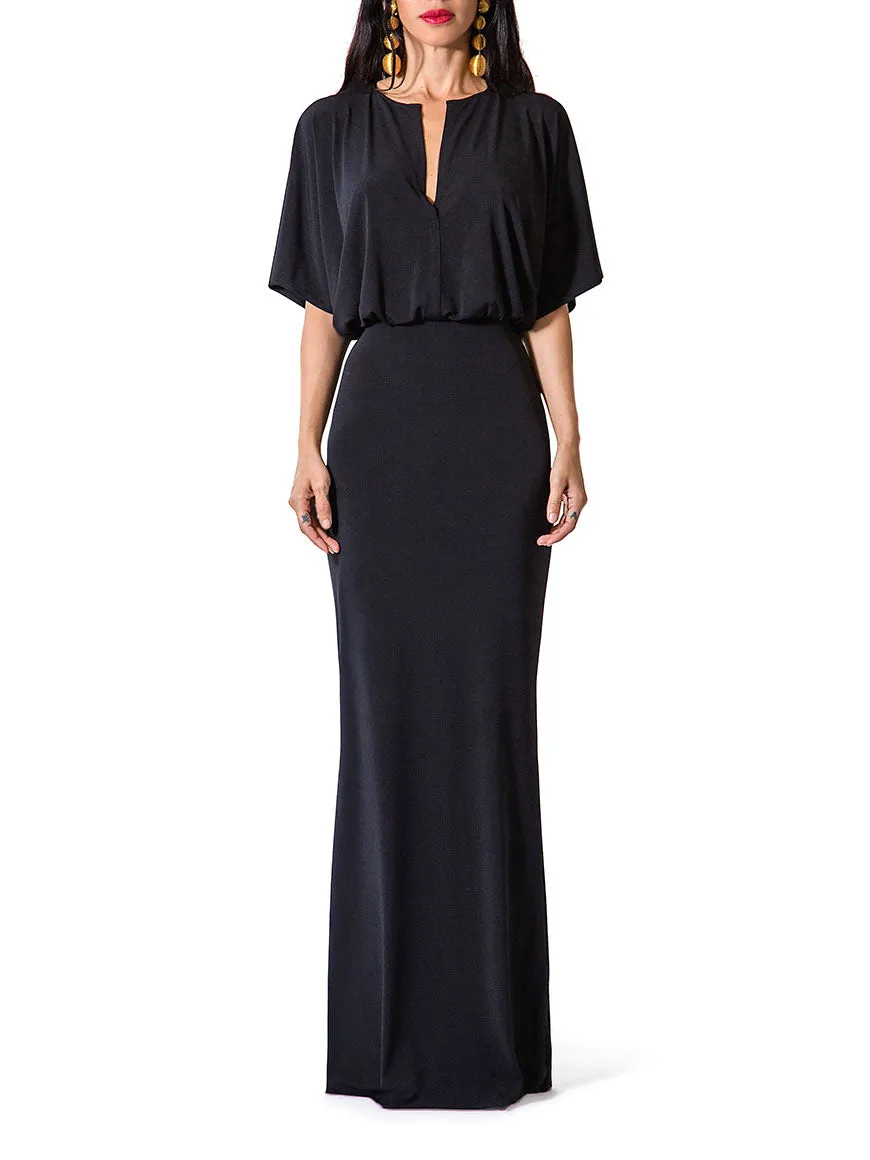 "Jamie" V-Neck Maxi Dress