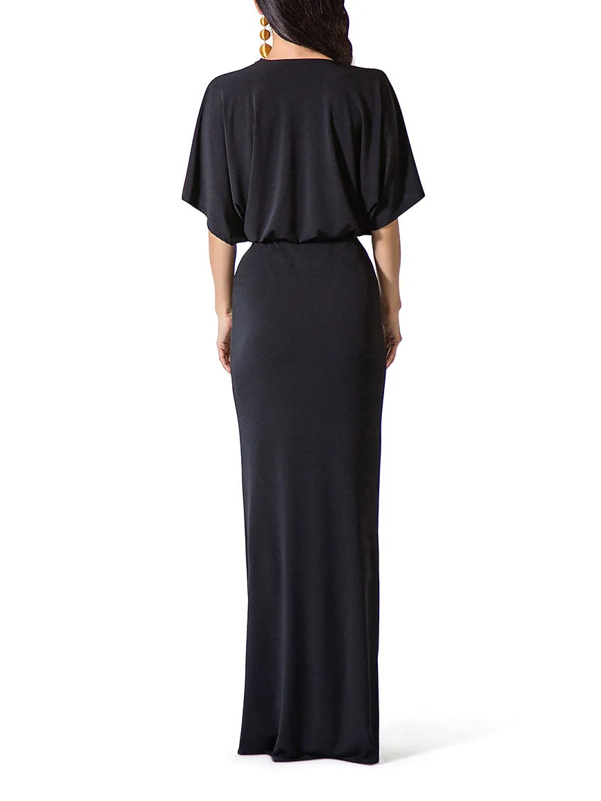 "Jamie" V-Neck Maxi Dress