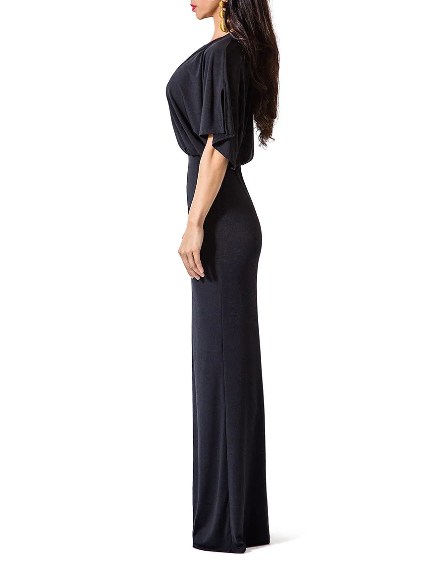"Jamie" V-Neck Maxi Dress