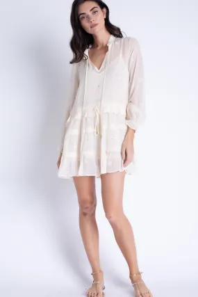 Sienna Embroidered Mini Dress