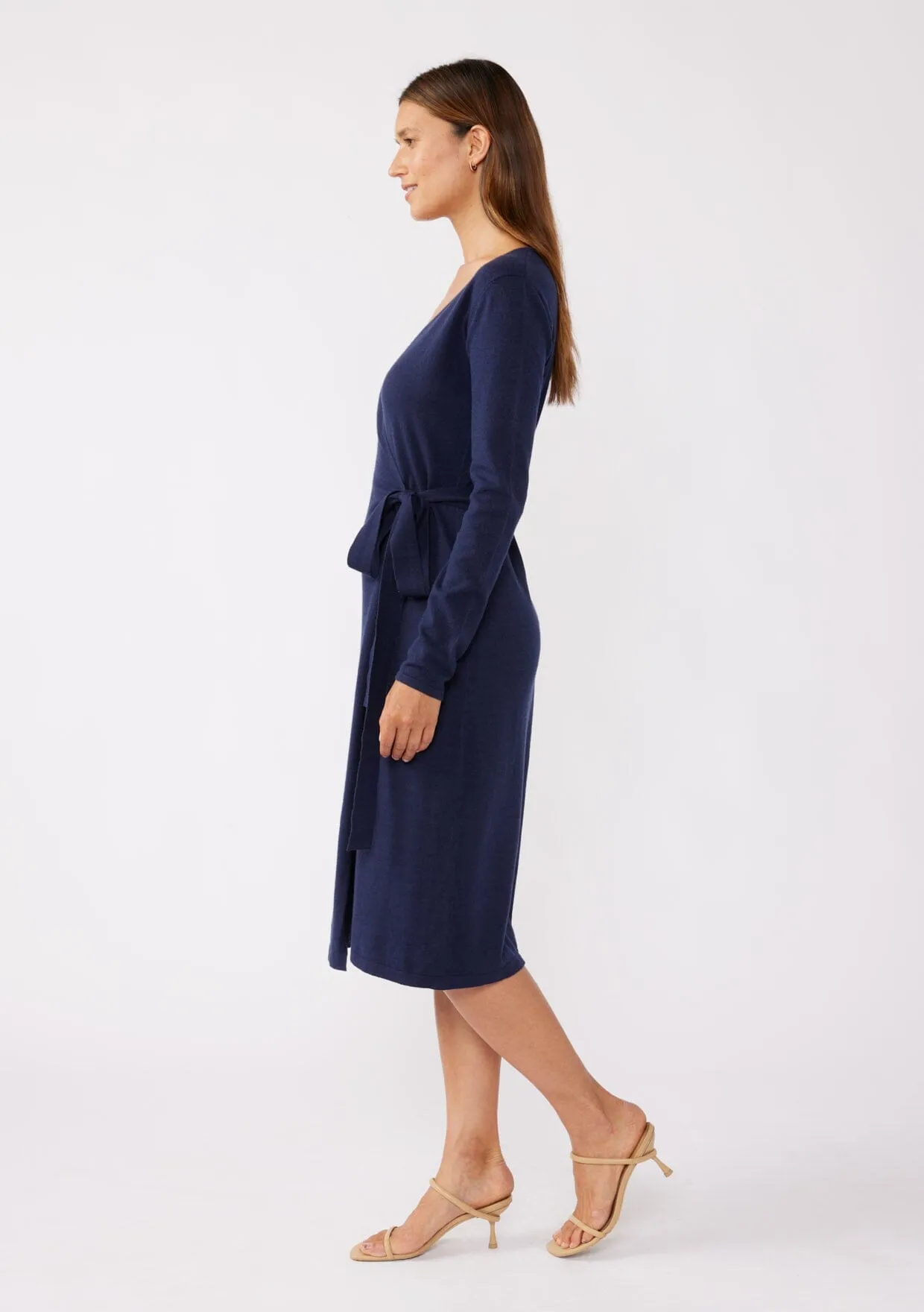 Socialite Sweater Wrap Dress