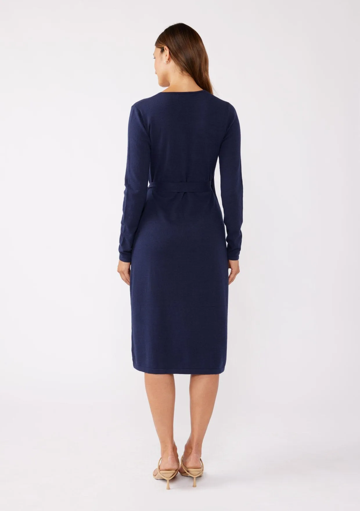 Socialite Sweater Wrap Dress