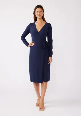 Socialite Sweater Wrap Dress