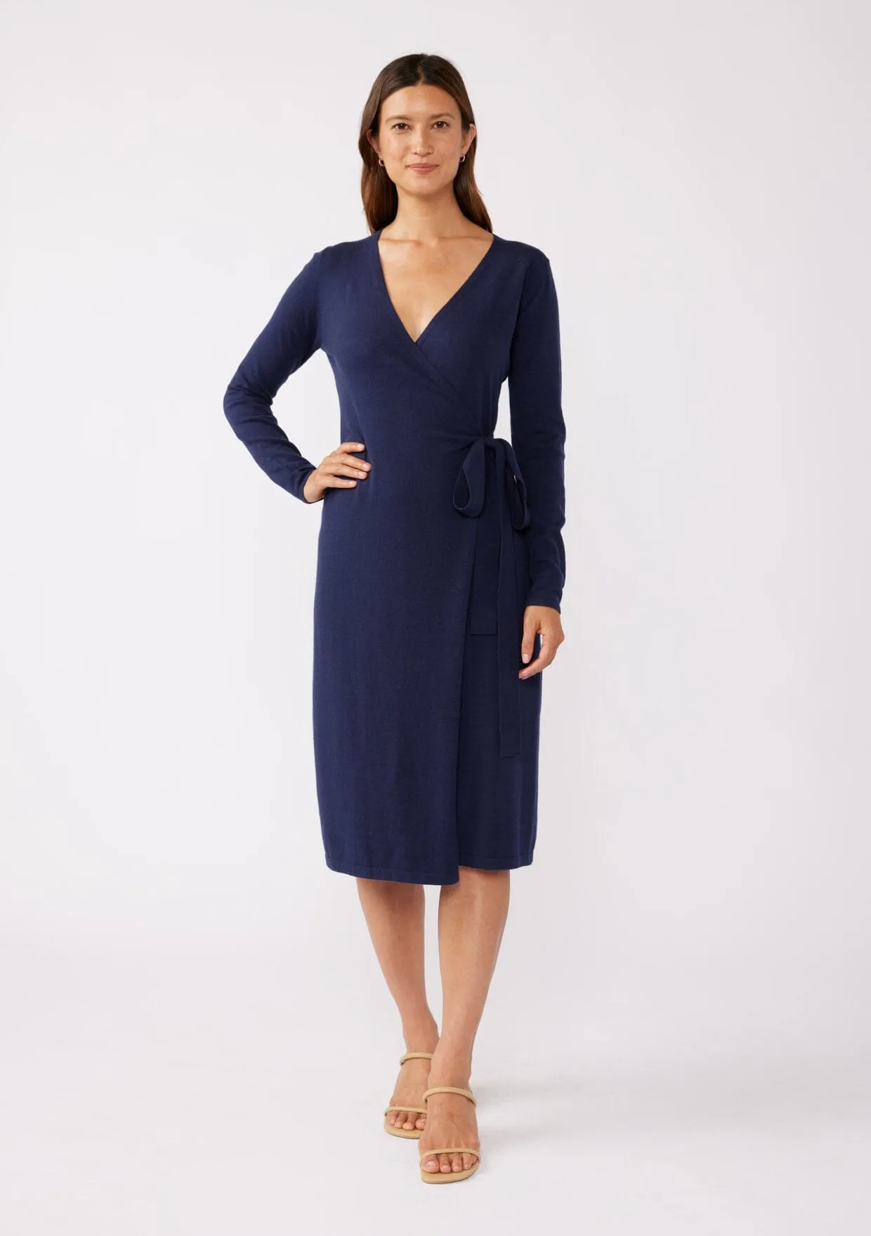 Socialite Sweater Wrap Dress