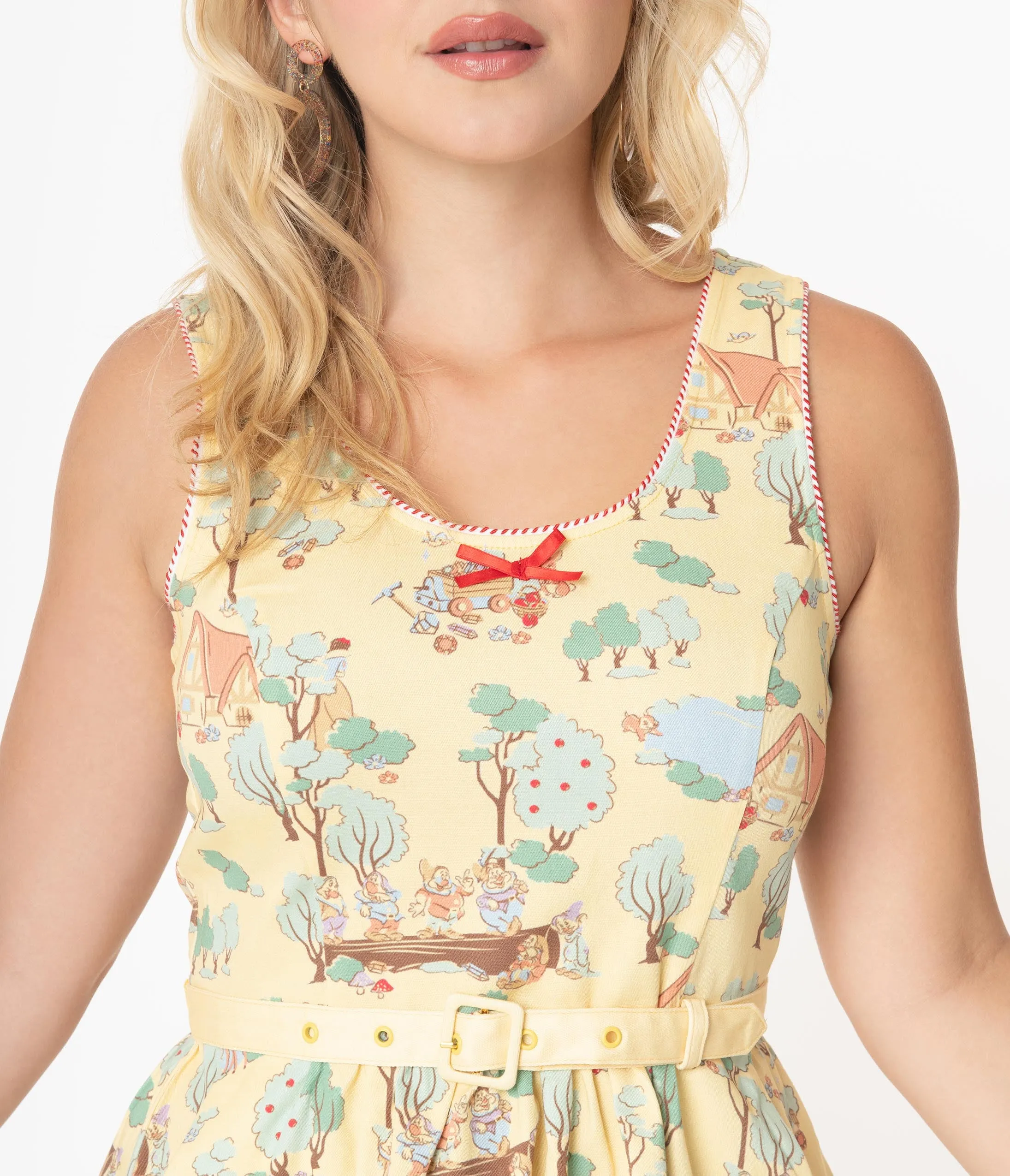 Stitch Shoppe By Loungefly Enchanted Forest Olivia Fit & Flare Dress