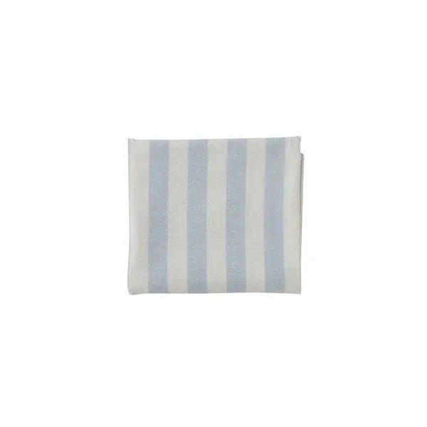 Tablecloth - Striped Ice Blue