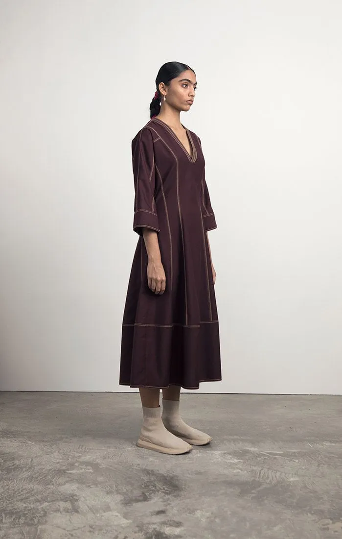 Tailored Dress with Kimono Sleeves