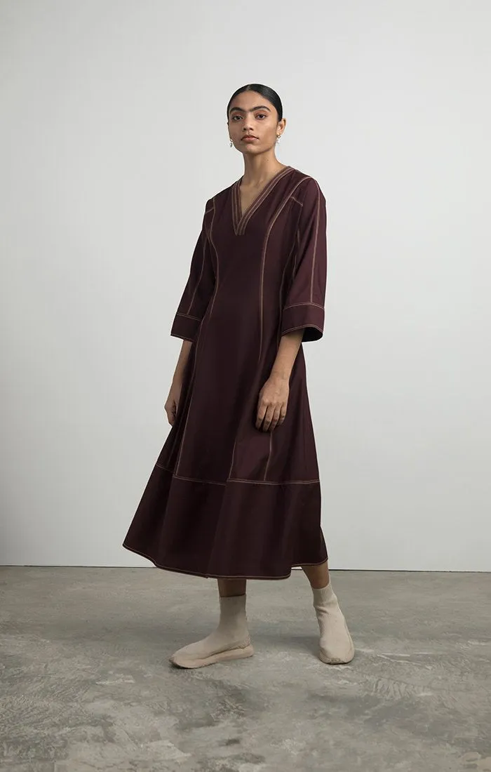 Tailored Dress with Kimono Sleeves
