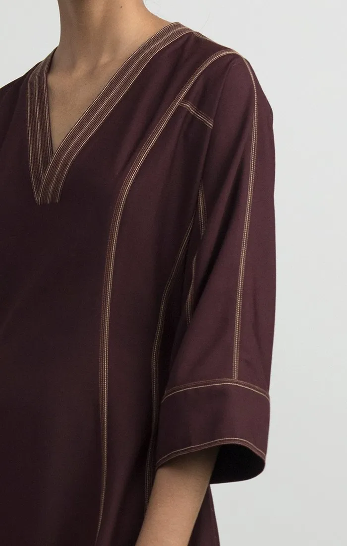 Tailored Dress with Kimono Sleeves