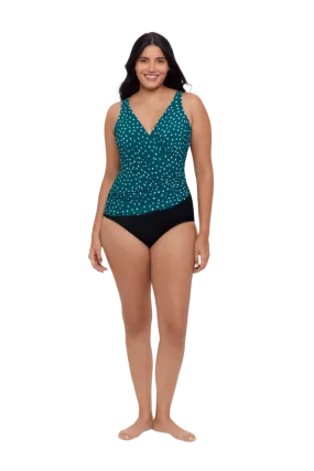 Trimshaper Addison One Piece Swimsuit - Sea Stones