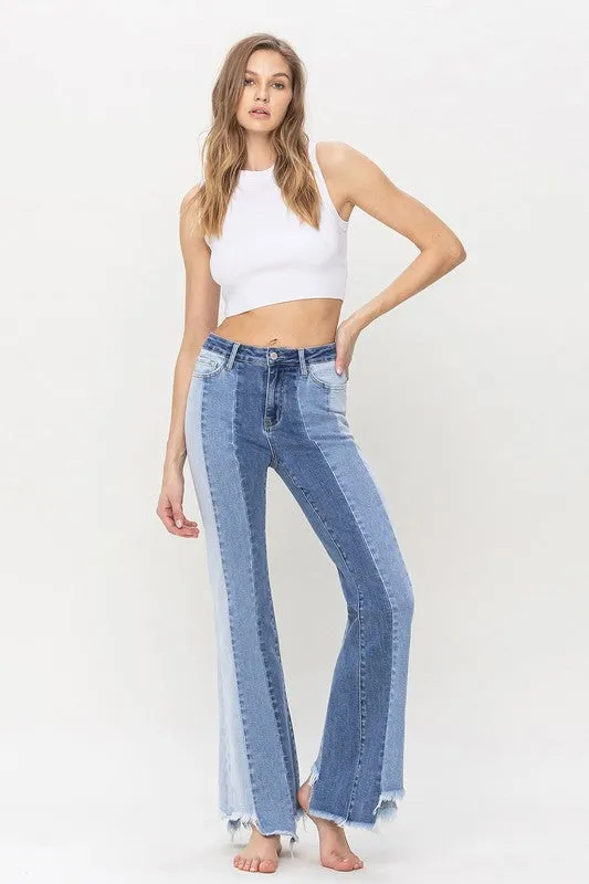 Vervet HR Flares Uneven Raw Hem